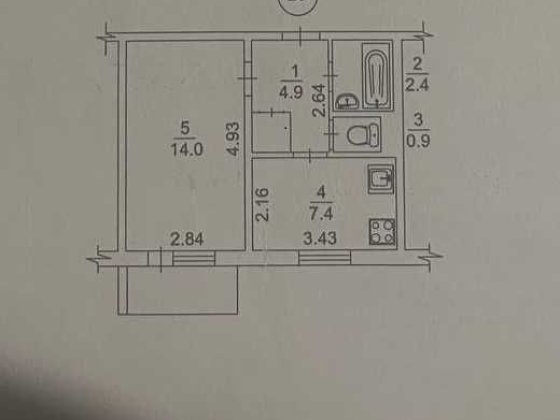1-кімнатна квартира з ідеальним ремонтом вул.Милославська 23А Київ