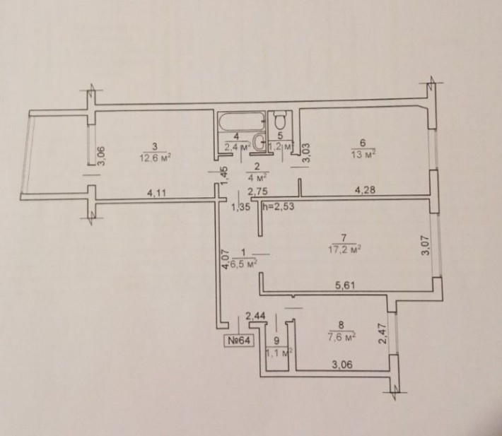 3к.квартира вул.Нарбутівська - фото 1