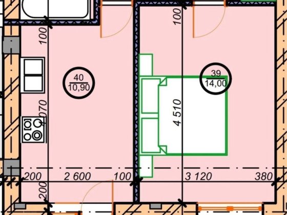 Продаж чорнової квартири Ужгород