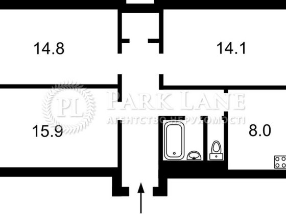 Продаж 3к квартири в центрі, Скрипника, Вокзальна, Соломянський р-н Киев