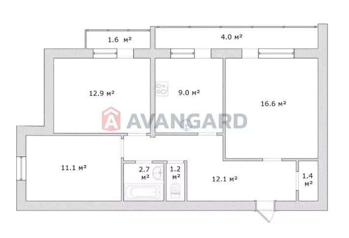 Продам 3 кімнатну квартиру на Тополі цегляний будинок - фото 1