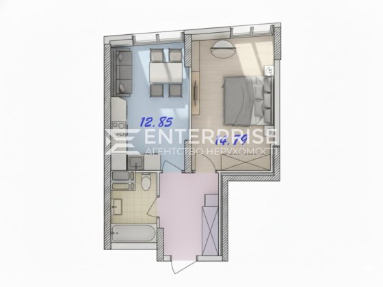 Продаж 1к квартири, Столичное шосе, Голосієвський р-н Киев