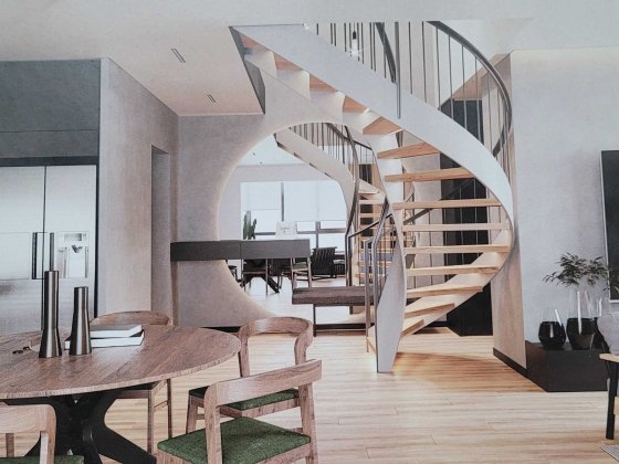 Дворівнева квартира з дизайнерським проєктом в центрі міста Чернигов