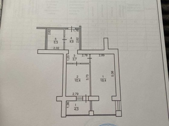Продаж великої 1 кімнатної квартири в центрі міста в новому будинку Чернигов