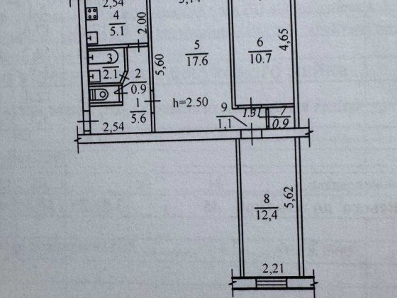 Продам 3к квартиру на вул. Новокримська, буд. 2А Днепр