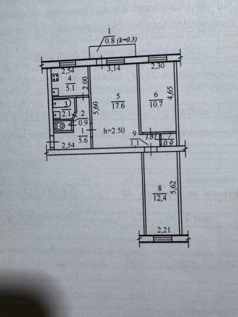 Продам 3к квартиру на вул. Новокримська, буд. 2А - фото 1