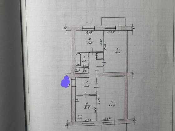 Продам 3 кімнатну квартиру на Богунії