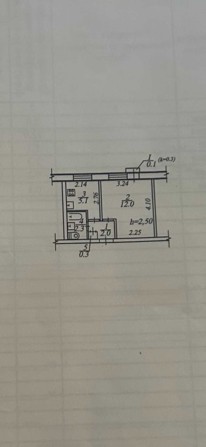 Продам 1-ком, квартиру 23 Кв,м Ж\М, Приднепровск - фото 1