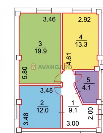 Держ.програми! Квартира 2 кімн. ЖК Лондон Парк, м.Іподром - фото 1