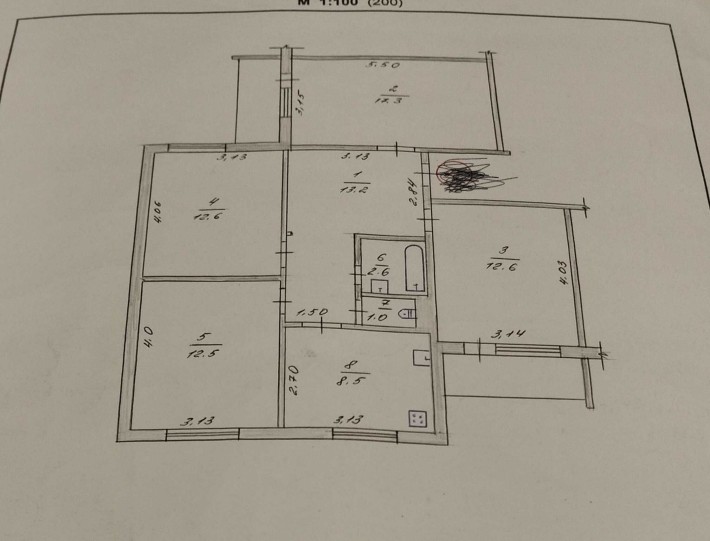 Продаж 4х квартири 5/9 п Малікова - фото 1