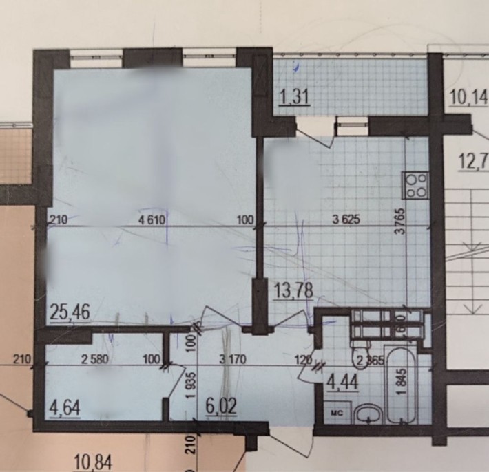 Продаж однокімнатної кварти в ЖК Вернісаж(секція здана) - фото 1