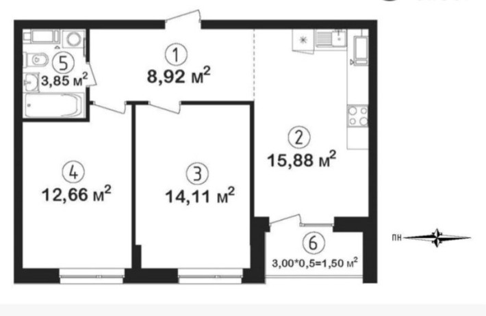 Продажа 2х.кім. ЖК Феофанія City, вул. Заболотного 152,без % - фото 1