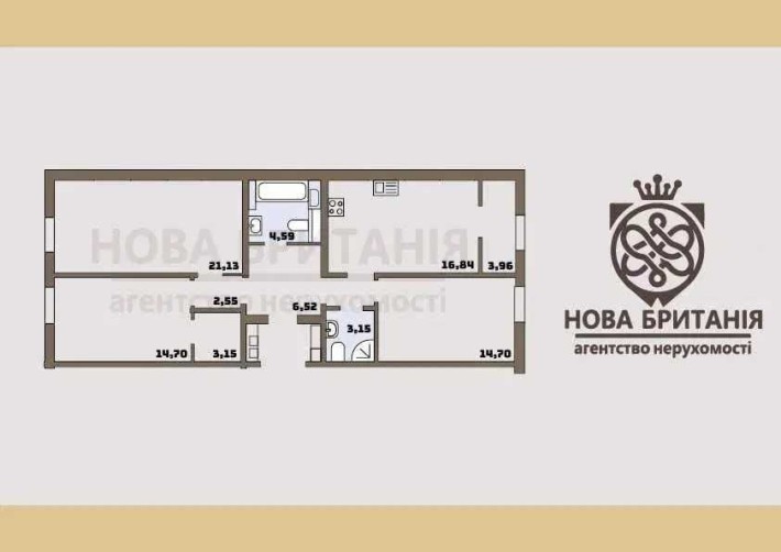 ТЕРМІНОВО Продаж 3к квартира 94 м² ЖК Нова Англія, будинок Ноттінгем - фото 1