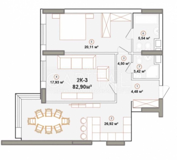 Продажа / Квартира / ул. Зверинецкая ЖК Edelweiss House - фото 1
