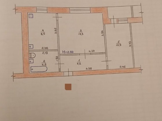 Продається 2 кімнатна квартира в Житомирі