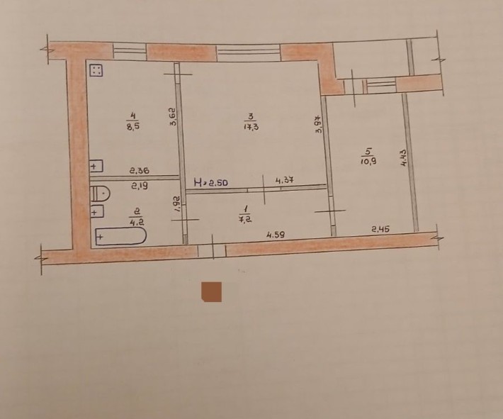 Продається 2 кімнатна квартира в Житомирі - фото 1