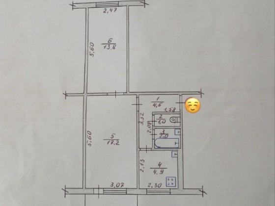 Продаж двокімнатної квартири