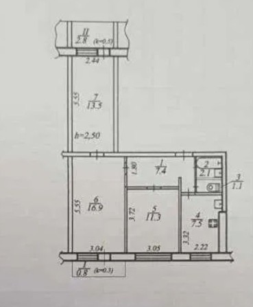 Продам 3к.квартиру Победа - фото 1