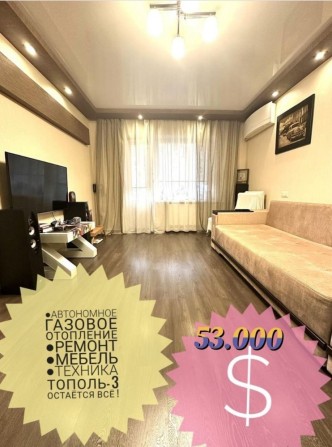 Продам 2х Тополь-3, Кап.ремонт,с мебелью,техникой - фото 1