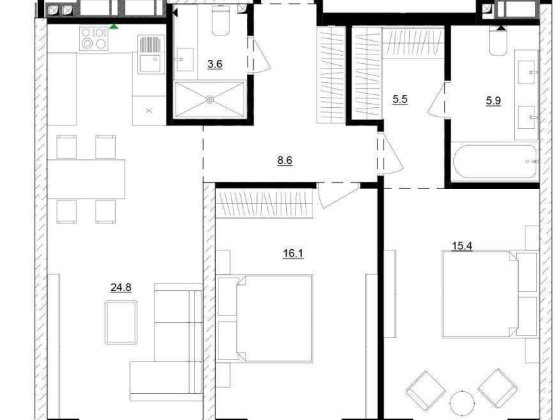 БЕЗ % Продаж 2-к квартири в ЖК “Русанівська Гавань” з видом на Дніпро Київ