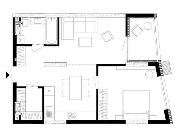 Без % Продаж 1-кімнатної квартири в ЖК “Русанівська гавань” Киев