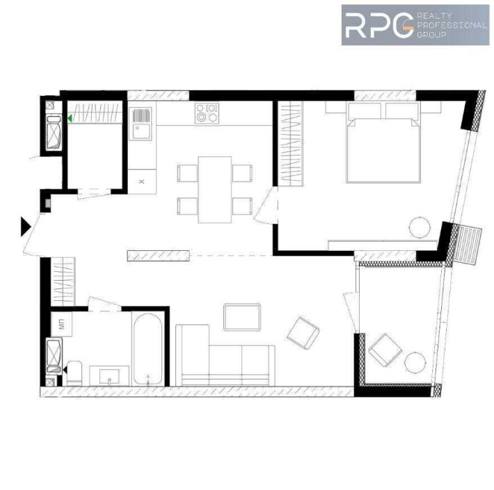 Без % 1-кімнатна квартира з видом на Дніпро в ЖК Русанівська гавань - фото 1