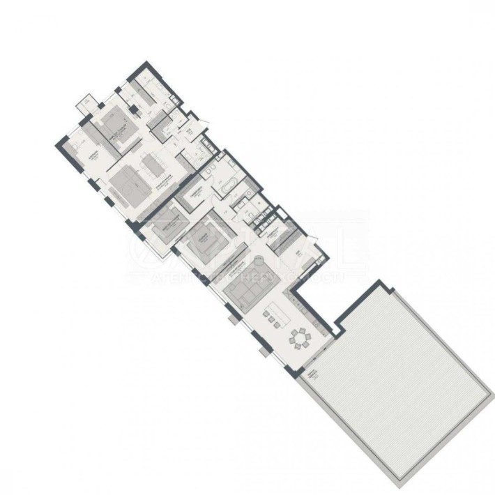 Продаж Екслюзивної 6 к квартири ТЕРАСА ЖК TRIIINITY Трініті 293 м2 - фото 1