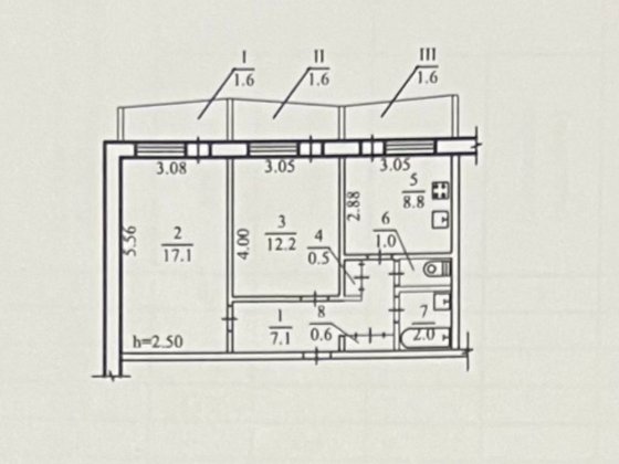 Продам 2-ком квартиру Победа-5 Дніпро