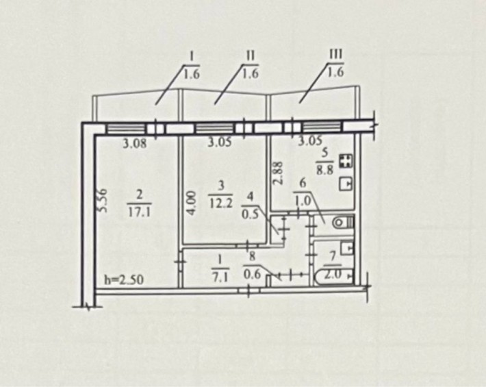 Продам 2-ком квартиру Победа-5 - фото 1