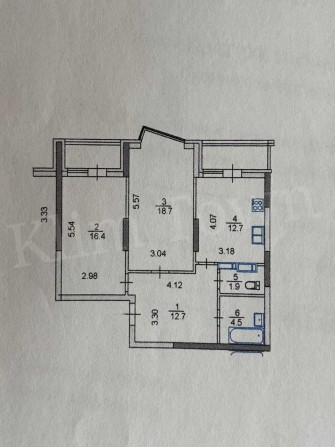 Продаж 2 кімнатної квартири по вулиці Драгоманова, 2б - фото 1