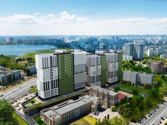 1к квартира краєвид на парк метро 250 м Київ