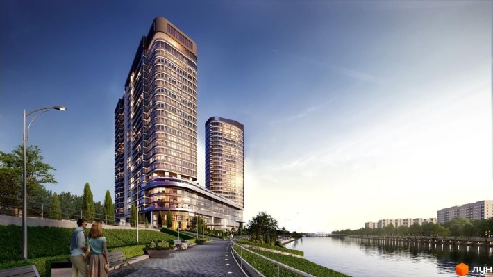 Видова 2-кімнатна квартира в ЖК бізнес-класу RUSANIV RESIDENCE - фото 1