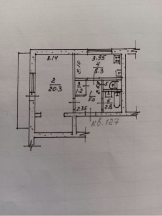 Продам однокімнатну квартиру - фото 1