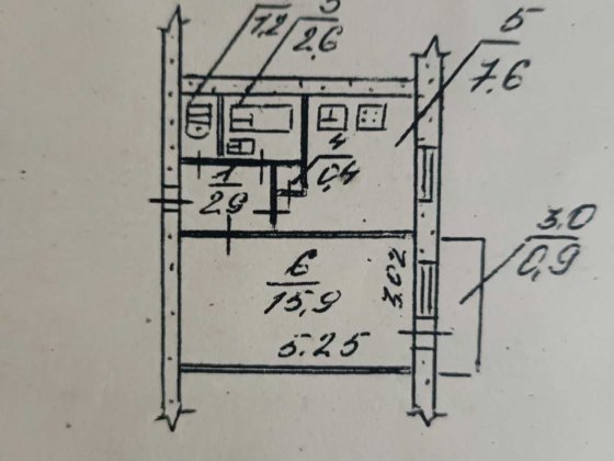 Однокімнатна квартира Николаев