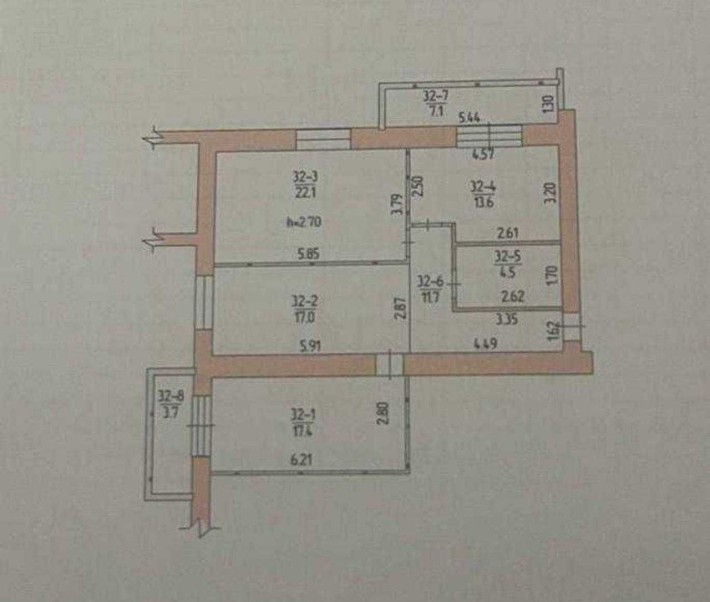 Продам 3х квартиру в новобудові БЕЗ КОМІСІЇ! ЖК Центральний 97м2 - фото 1