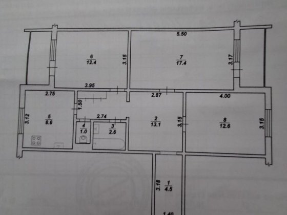 3 кімнатна/7поверх/Маликова/Ремонт Житомир