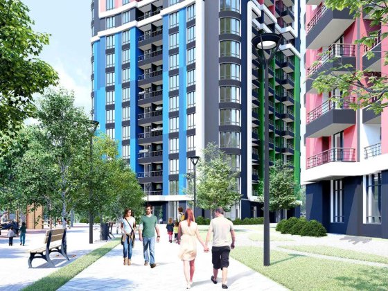 Без %.  1к.кв., ст.м."Теремки", новобудова, ЖК "Абрикосовий". Киев