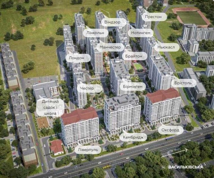 ЖК Нова Англія, 1к квартира - студія 30м.кв. - фото 1