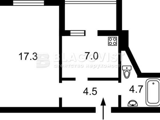 Продам 1 к.квартиру Позняки Осокорки Чавдар Русової Гмирі Ващенка Киев