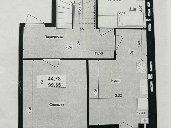 Продаж 3-кімнатної дворівневої квартири в 100 м² ,новобудова , ц