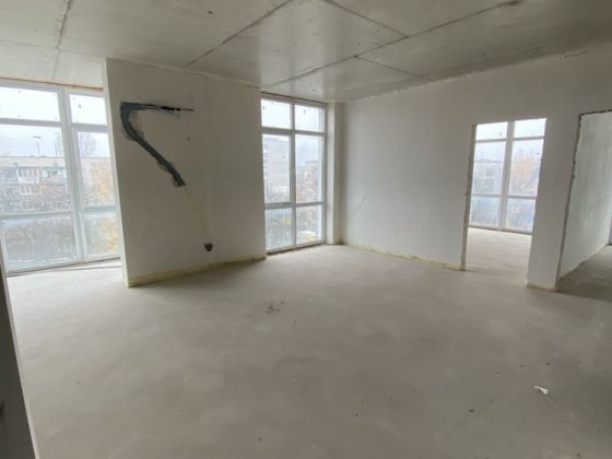 Новобудова, студія, під чистову штукатурку