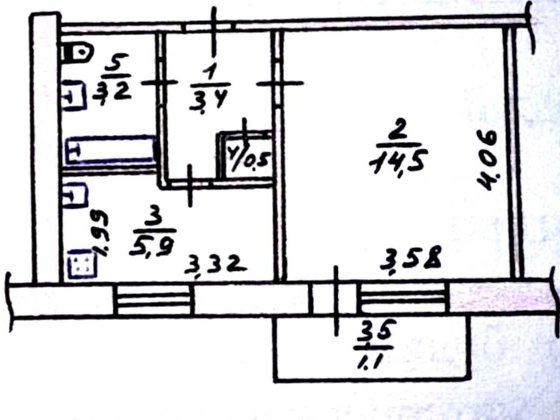 продам 1 кімн кв інгульский район 1\9 цегла,БАЛКОН,НЕДОРОГО. Николаев