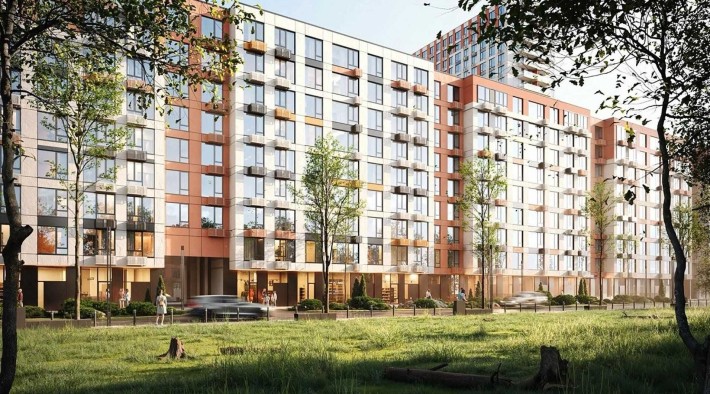 1-к 50.37 м2 квартира в ЖК "Sister". Внесок від 30%. - фото 1