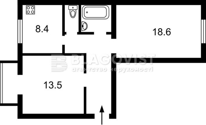 (56м2)Метро Палац Спорта-5 хв Шота Руставели,26  ТЦ Гулівер - фото 1