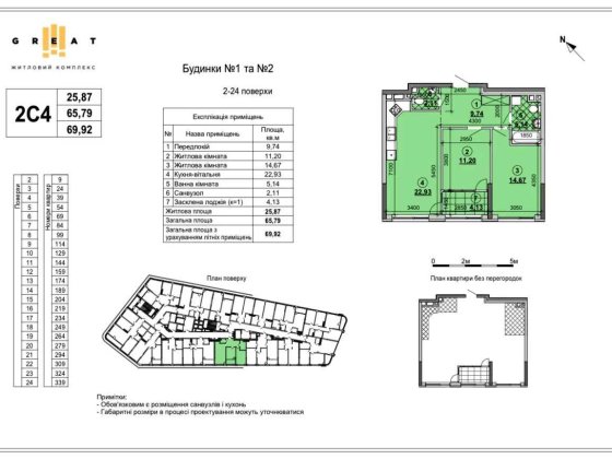 ‼️Єоселя‼️ 2 к квартира Грейт Great Буд 4 Дніпровська наб Видова Без % Киев