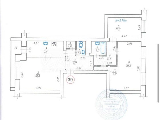 Продаж 3-кімнатної квартири на Печерську | 84 м² | Цегляний будинок Киев