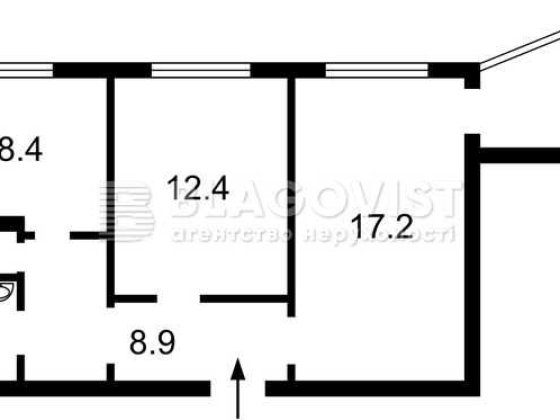Йорданська 4а, продаж 2-кімн.квартира Київ