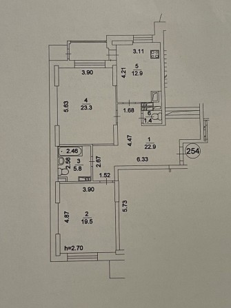 Продається двокімнатна квартира Дарницький р-нАхматової,30 без комісі - фото 1
