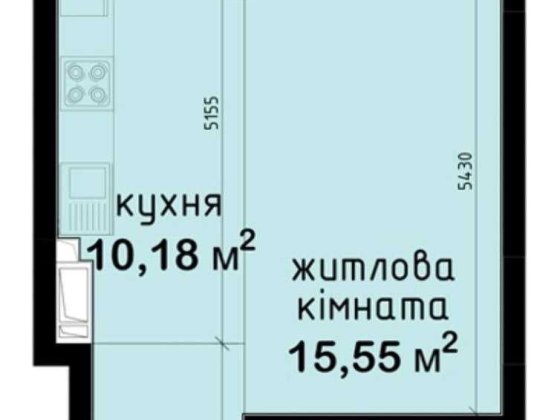 1 к. СТУДИЯ  жк Авеню 42 м.Теремки Голосеев. Без % тц Республика Київ
