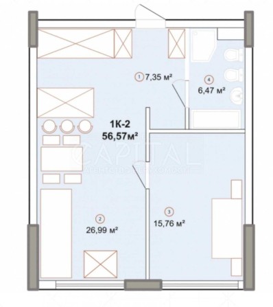 Продажа / Квартира / ул. Зверинецкая ЖК EDELWEISS HOUSE - фото 1
